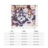 Nekopara Coconut Cinnamon Azuki Flannel Blanket Anime Chocola Vanilla Sexy Gir Vintage Throw Blankets for Home 150*125cm Quilt