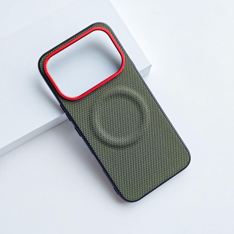 Для Infinix Note Чехол Модный Магнитный Для MagSafe Матовый Нейлоновая Кожаная Крышка Телефона Новые Поступления Нескользящий Пылезащитный Бампер