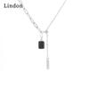 Lindon женское ожерелье кулон медный сплав циркон для женщин свадебная вечеринка модный подарок