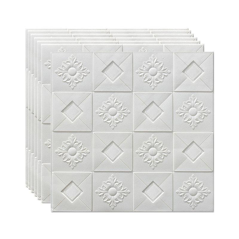 3D стерео наклейки на стену, самоклеящиеся потолочные декоративные панели большого размера, пенопластовые обои для гостиной, домашний декор