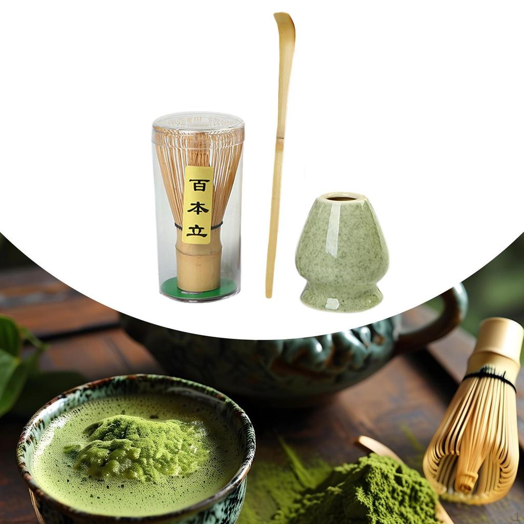 Японский набор для матча, современная чайная утварь, аксессуар, бамбуковый венчик, керамический венчик