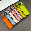 Solid Leather Phone Case for iPhone 17 Air 16 15 14 Plus 13 12 11 Pro Max Soft Silicone Bumper Matte Shockproof Cover