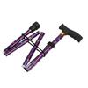 Folding Walking Cane T Handle Adjustable Height Print Folding Cane Elderly Motion Stand Assist