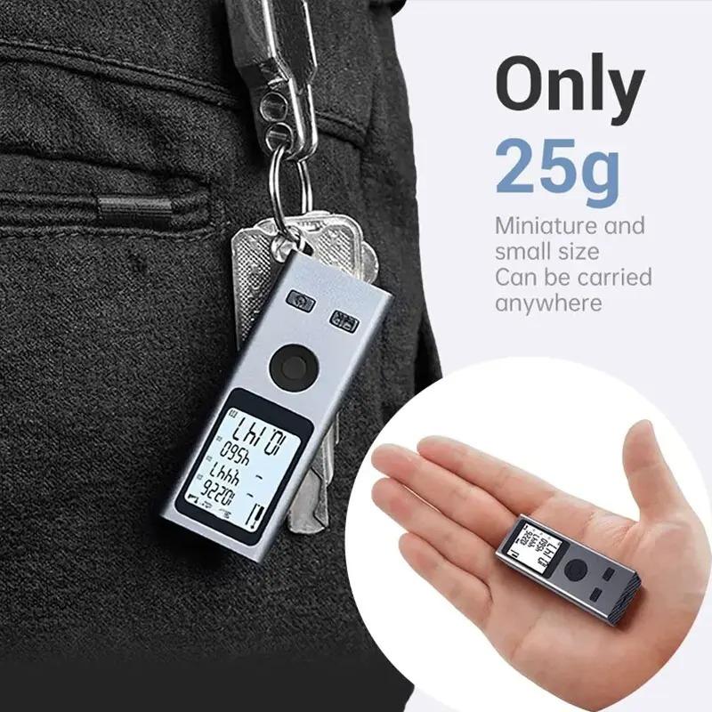 Мини-лазерный дальномер с USB-зарядкой, ручной цифровой дальномер 30 м / 50 м