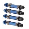 4Pcs CVD Front Rear Drive Shaft Metal Transmission Axle for Traxxas Slash 4X4 1 10 RC CarDark Blue