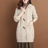Autumn Winter Temperament Cardigan Sweater Jacket Women Loose Hooded Knitted Sweater Coat Female Casual Outerwear Ladies