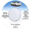 7-дюймовая пластинка SIZZLA / BRAMMA - In A Foreign / Tan Pon It Long NONE Pure Music Prod 2008 Ямайка Регги, Ска и Даб Б/У