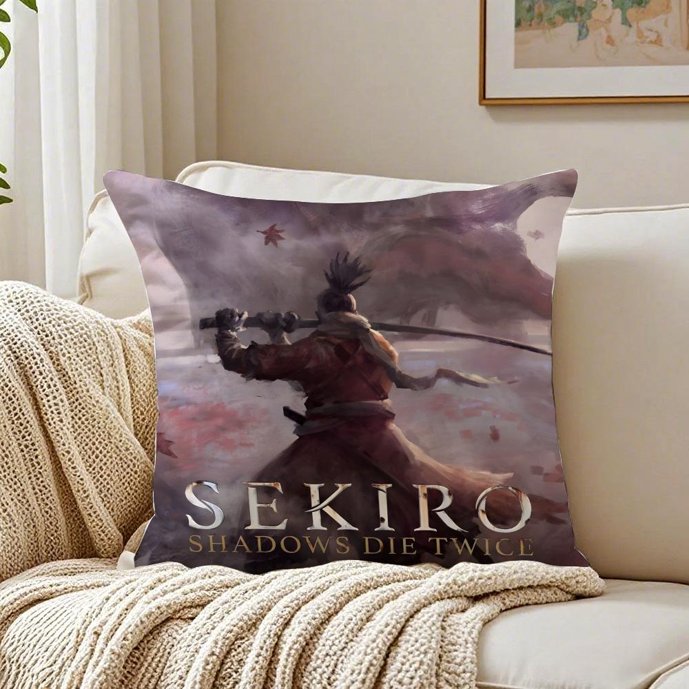 game SSekiro SShadows Die Twice Cushion Cover Pillowcase Antidustmite living Room Sofa Decor Cushion Room