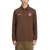 Adidas Originals X C.P. Company Collaboration Casual Simple Long Sleeve Polo Shirt Unisex Tops Brown JE8671