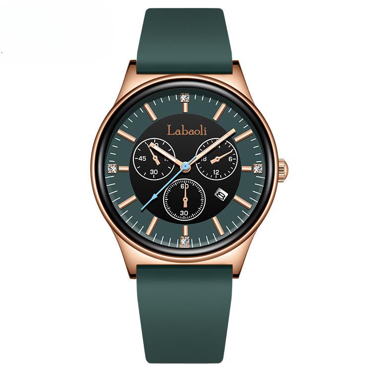 New Fashion Big Dial Silicone Women's Watch Luminous Calendar