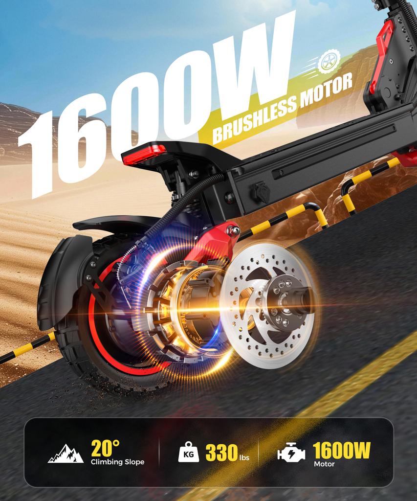 FREEBOY J15 MAX Взрослый Электросамокат 1600Вт48В18Ач Складной Электросамокат 10 Широкая Шина Электро Горный Самокат