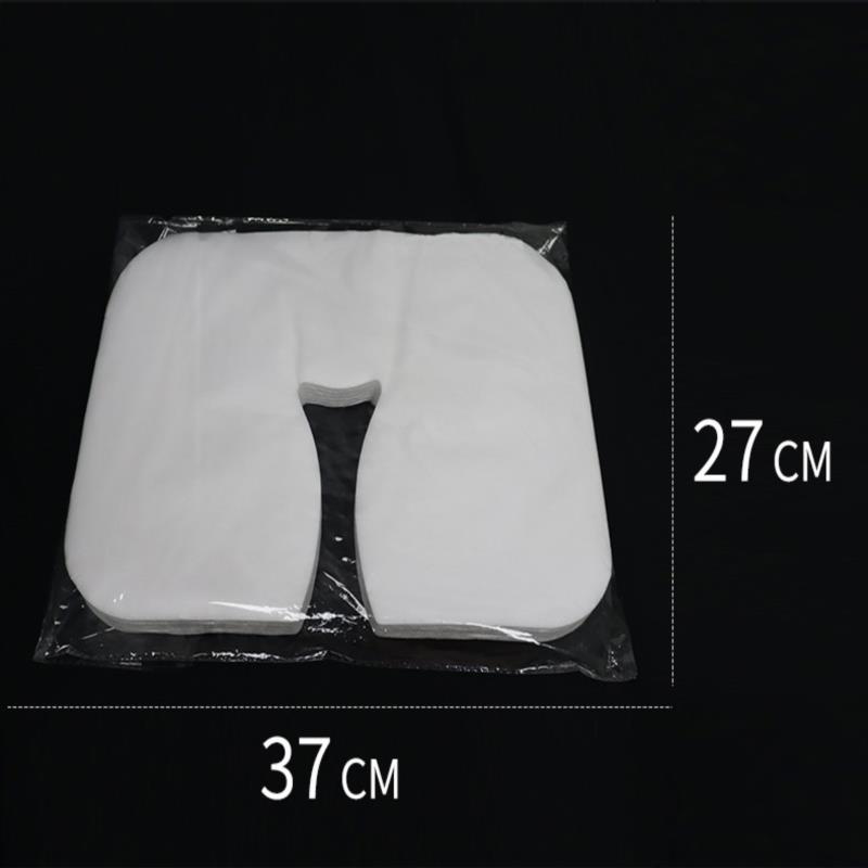 Одноразовая нетканая бумажная подушка для подголовника, чехол для стола в салоне красоты и спа