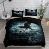 Комплект постельного белья Floral Garden Gothic Raven King Queen Double Full Twin Single Size
