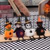 Halloween Decorations Plush Pumpkin Witch Doll Small Pendant Holiday Party Scene Atmosphere Decoration Props