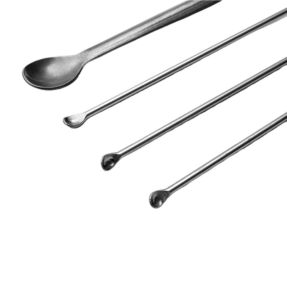 12Pcs Lab Spoon Spatula Laboratory Sampling Spoon Mixing Spat SW High Quality