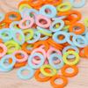 Latching Sewing Accessory Plastic Locking Stitch Markers Knitting Tool Crochet Ring Mark Circle