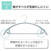 Anti-slip, Non-slip Clothes Hangers for Laundry and Storage. 10-piece Set. Stylish and Non-marking. White.