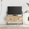 VidaXL Wall-mounted TV Cabinet Sonoma Oak 60.5x30x51 Cm Engineered Wood 833454