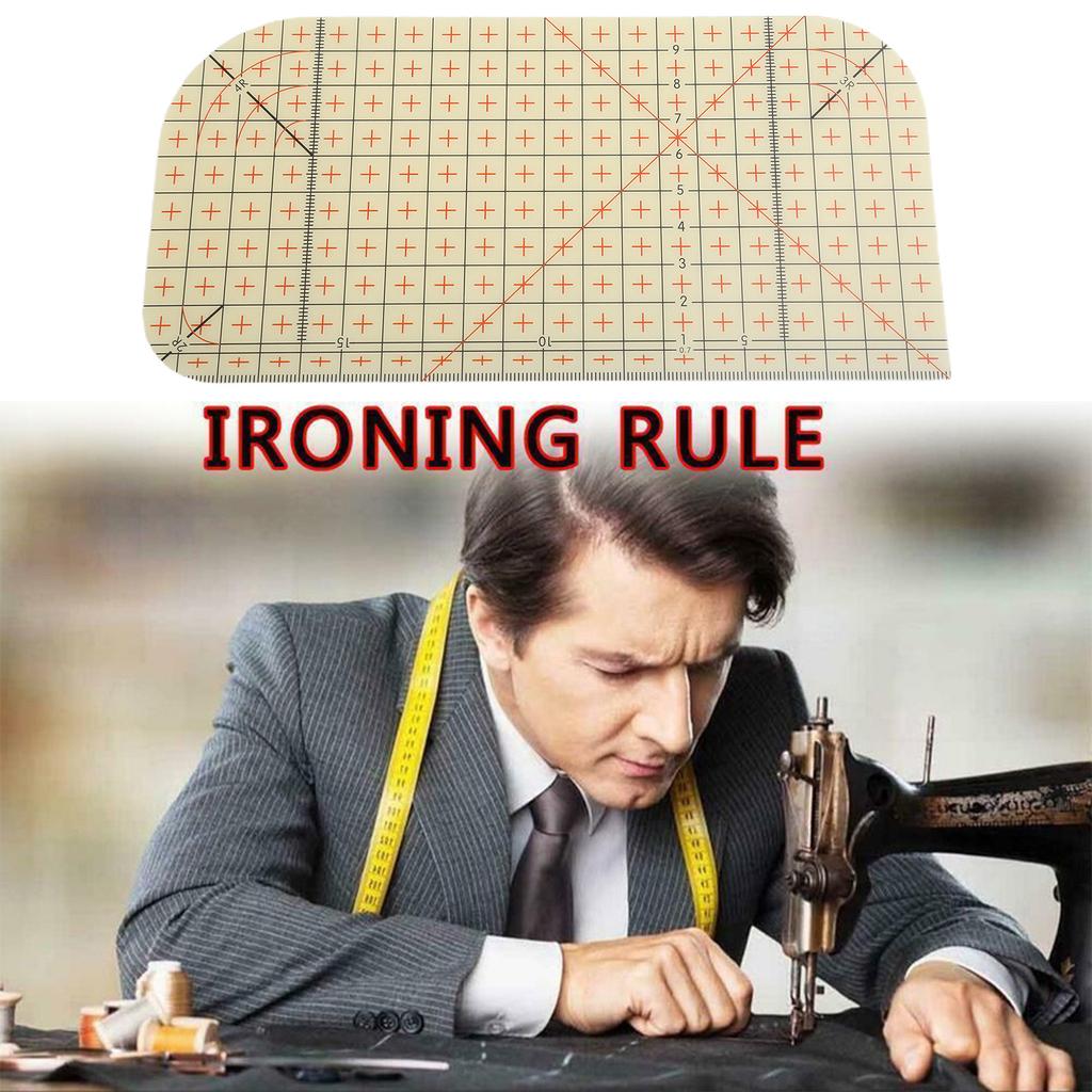 Профессиональная гладильная линейка, линейки для квилтинга, линейка для пэчворка из смолы, высокая точность для точной резки и шитья, длина 20 см