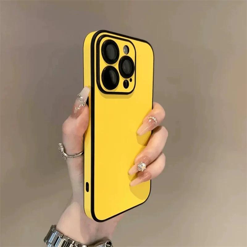 Боковая наклейка подходит для чехла мобильного телефона Apple 16Pro iPhone17Pro конфетного цвета 15Pro полноразмерная линза 14.
