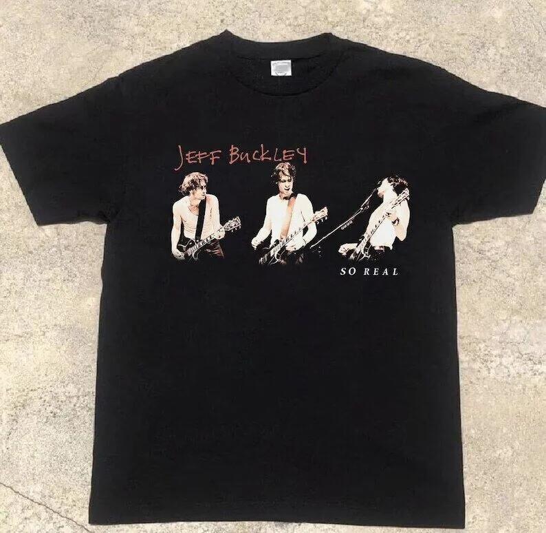 Unisex Short Sleeve Crew Neck Cotton T Shirt Jeff Buckley Music Tour 1994