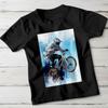 BMX Всадник Прыжок Велоспорт Спорт Мальчики Футболка Экстремальное Действие Футболка