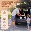Balance Bike, Lightweight Baby Balance Bike with Foldable Design, Adjustable Seat, No Pedal for 1-2 Years, Cream White
