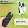 Portable Ultrasonic Dog Repeller Anti Barking Device With LED Light Pet Training Outdoor Chaser Deterrent For Cats Dogs