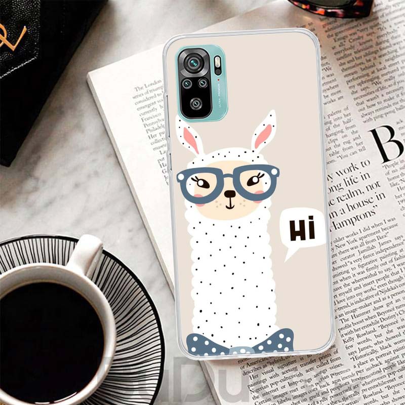 Lama Llama Alpacas Cover For Xiaomi Redmi Note 14 13 12S 12 11 Pro Plus Phone Case 11S 10S 10 11E 11T 14Pro 13Pro Print Coque No