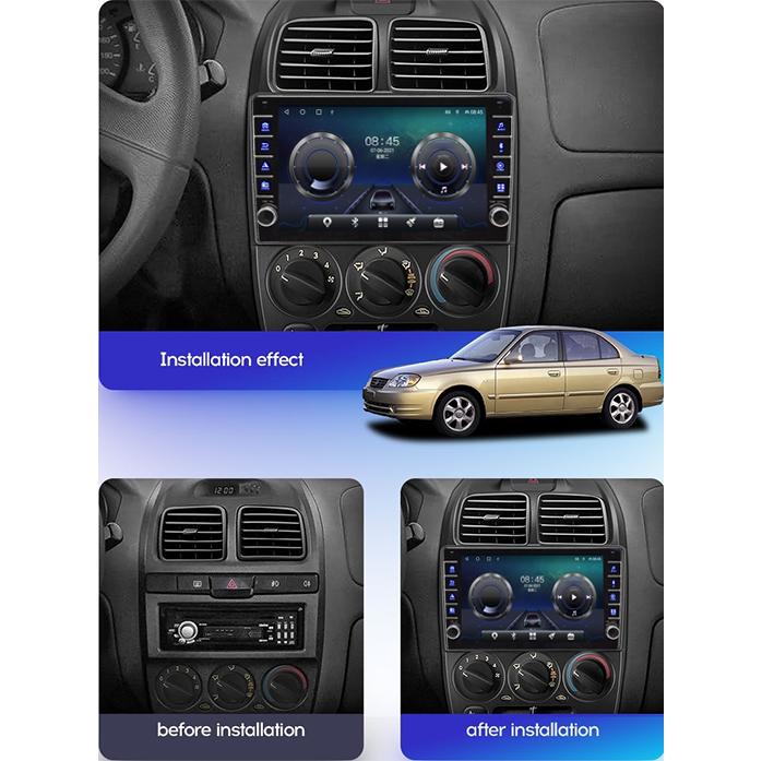 Android Car Radio Multimedia Video Player Navigation GPS For Hyundai Accent 2 LC2 1999-2012 With Button Knob Stereo 1+16GB