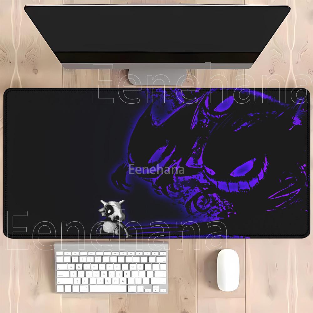 Gengar Anime Kawaii Mouse Pad Pc Keyboard Gaming Office Cute Playmat Hd Printing Overlock Esports Nonslip Base Desk Mat