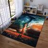 "Stormy Tornado and Lightning Landscape Carpet for Living Room" Suitable for use as an anti-slip for living room bedroom sofas