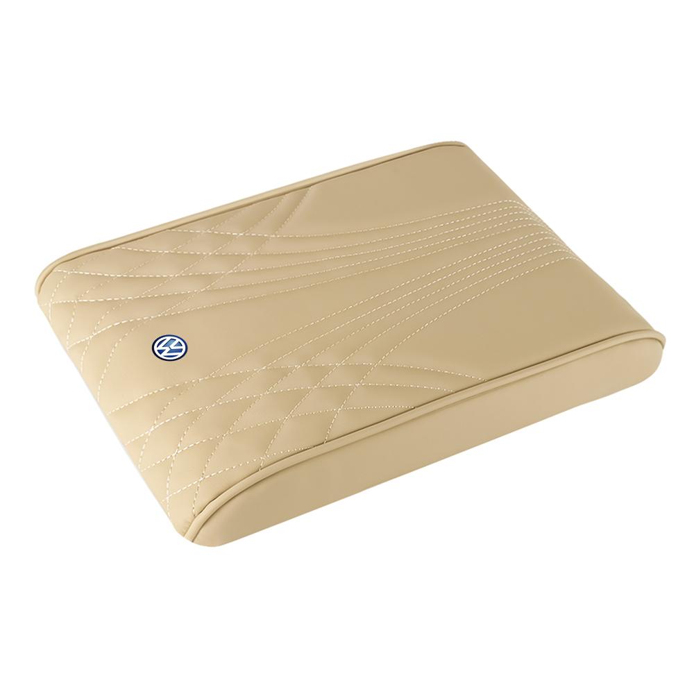 Car Arm Rest Box Expander Cushion Center Console Box Mat RR3 Cover For Volkswagen GTI Golf Polo Passat VW Tiguan T-ROC Jetta Taigo