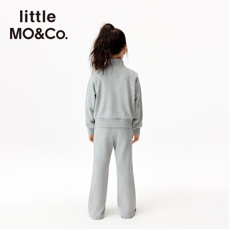 little MO&Co. Girls' Bow Cardigan and Flared Pants Set