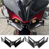Motorcycle Spoiler Naked Front Spoiler Winglets Aerodynamic Wing Spoiler Front Fairing Aero Wing Motorcycle Refitted Accessories