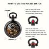 Exquisite Vintage Gold and Brozne Color Dragon Pocket Watch Design with Neckalce,Precise Quartz Movement Watch,Gift for Men Kids