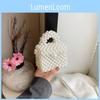 2024 New Style Girls' Bag Cute Pvc Princess Pearl Handbag Trendy Baby Girl Accessory Crossbody Bag