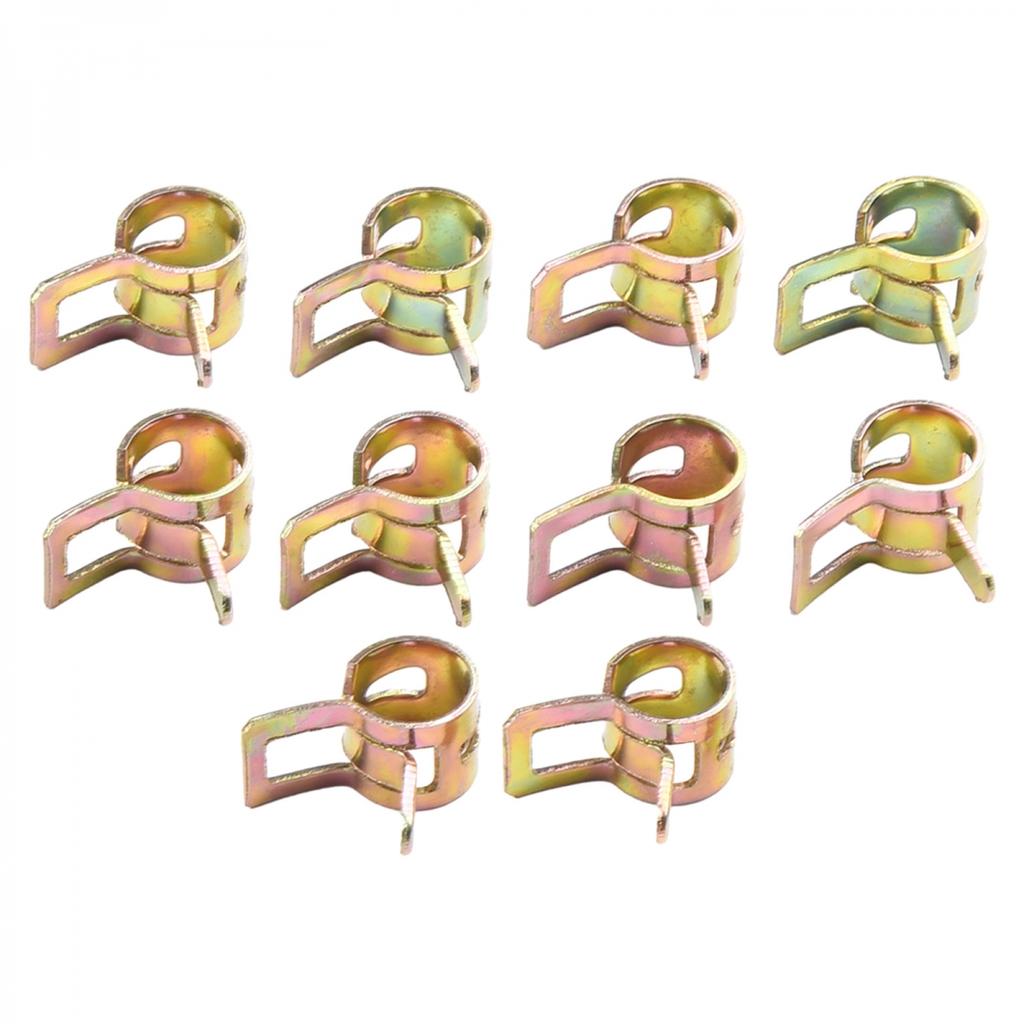 Пружинные зажимы для водопроводных труб, упаковка из 10 шт., равномерно распределяют давление