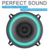 5-дюймовый 2-полосный Hi-Fi коаксиальный сабвуфер 100 Вт 4 Ом полночастотный автомобильный стереодинамик автомобильный аудио музыкальный стерео сабвуфер