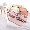 Personalized Name Yier BuBu Bear Print Umbrella - Automatic Open/Close, Eight-Rib Durable Frame, Automatic Folding Umbrella