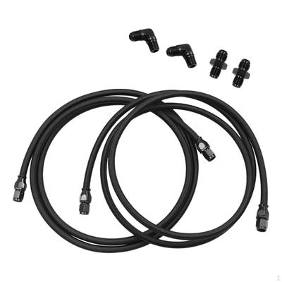 6AN PTFE комплект трубопроводов охладителя трансмиссии 7 футов замена для 4L60 700R4