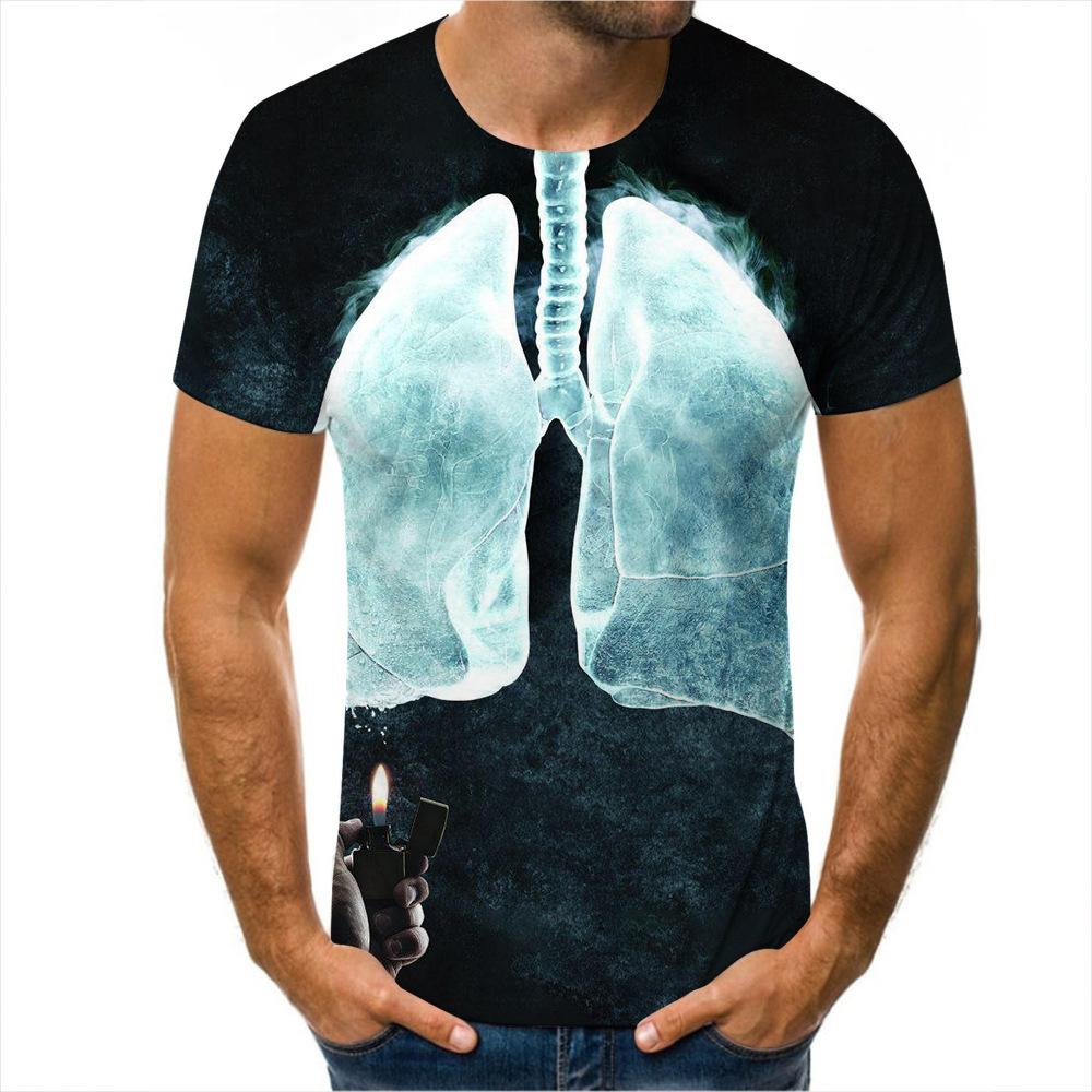 Мужские футболки с 3D принтом и 3D принтом, модные футболки с круглым вырезом, летняя верхняя одежда, мужские повседневные футболки с короткими рукавами