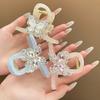 Acrylic Butterfly Hair Clip for Women Rhinestone Grasp Folder Shark Clip Hair Accessories Female Hair Claw Clip