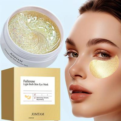 Маска для глаз с ослепительной мускулатурой Fullerene Light Bulb, увлажняющая и укрепляющая маска для глаз, 60 шт.(30 пар)