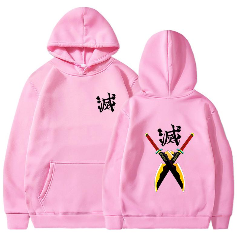 Demon Slayer Hoodies Men Fashion Anime Long Sleeve Sweatshirts Women Cool Casual Harajuku Streetwear Hoody Pullover Sudaderas
