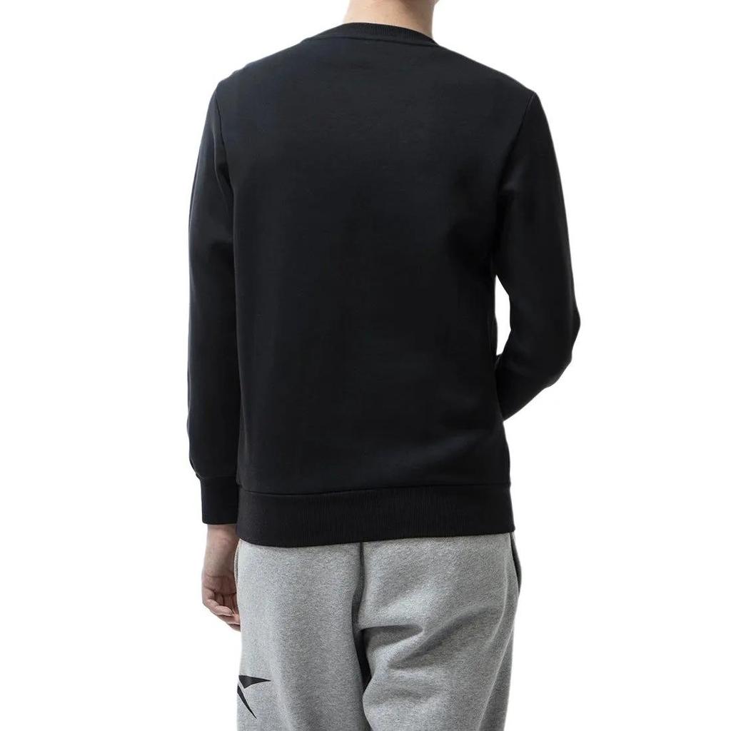 Reebok Sweatshirts Unisex Black Crew Neck Moderate (Unisex) Sweatshirts GR8470