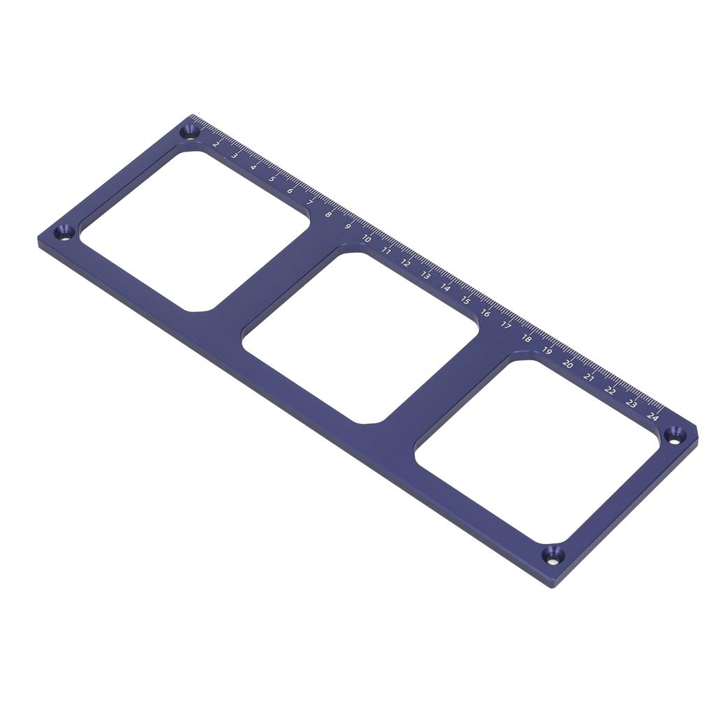 86 Шаблон для розетки выключателя 3 отверстия Алюминиевый сплав Точное открытие отверстия розетки выключателя