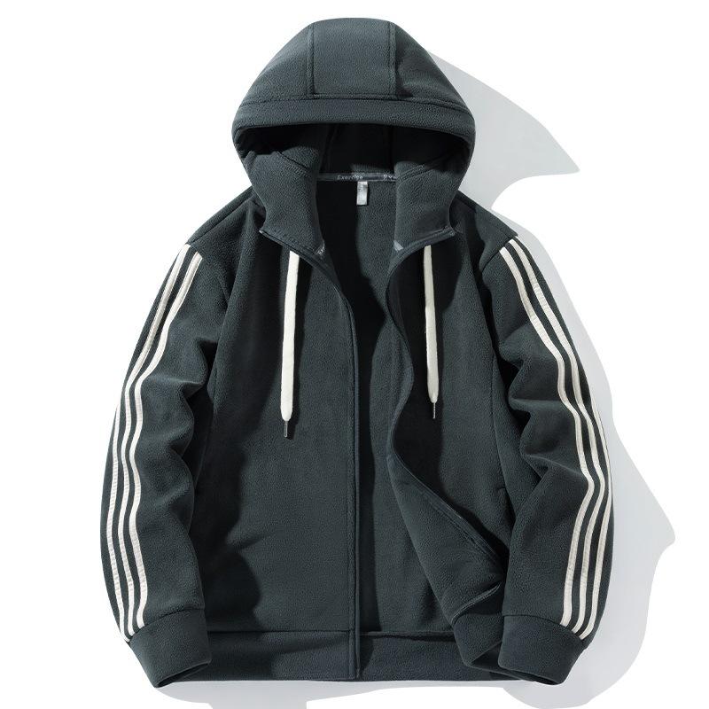 Флисовое пальто мужское новое осенне-зимнее уличное парное ветрозащитное флисовое пальто-кардиган спортивная одежда