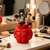 Rainbow Down Coat Pen Holder, 3D Printed Puffer Jacket Desk Organizer, Creative Storage for Stationery And Brushes