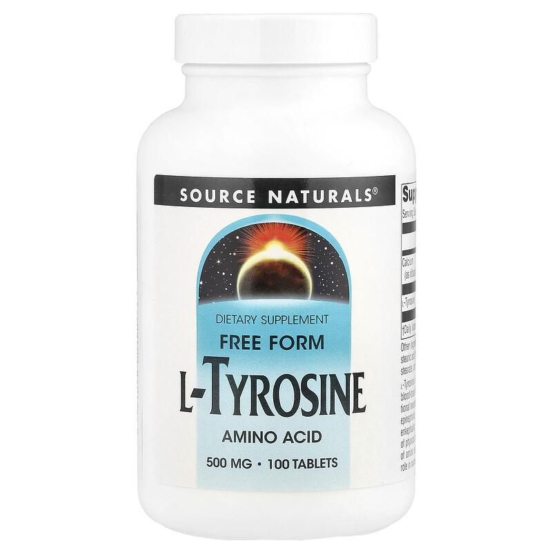 L-Tyrosine, 500 mg, 100 Tablets